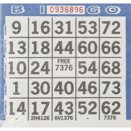 BINGO PAPER 1ON x 10up