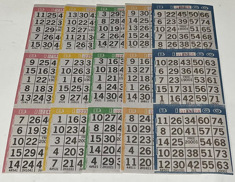 BINGO PAPER 3ON LOOSE
