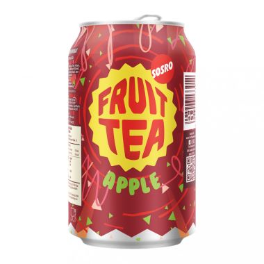 SOSRO FRUIT TEA CAN APPLE 318ml/24ct/CS