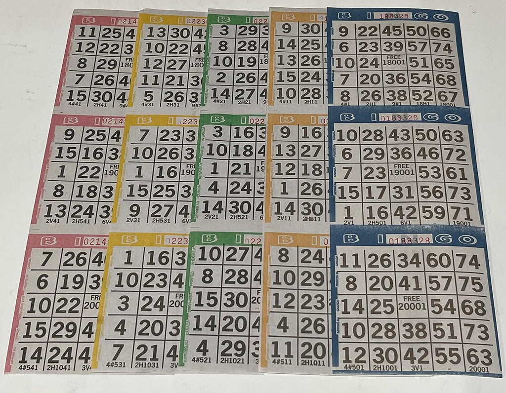 BINGO PAPER 3ON LOOSE