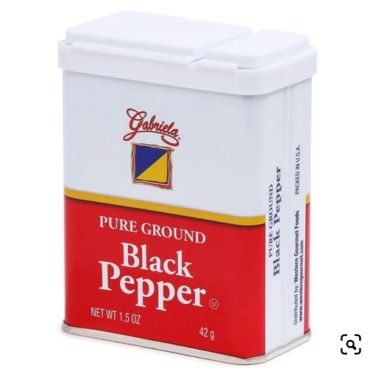 GABRIELA BLACK PEPPER 1.5oz/12/PK