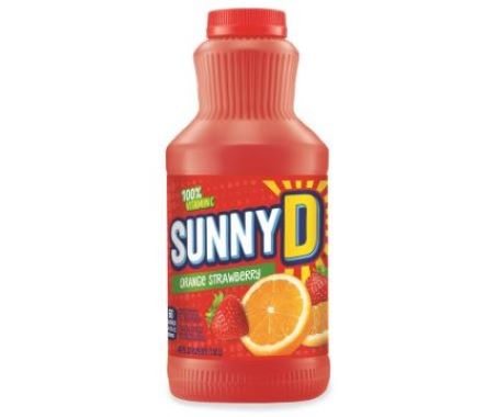 SUNNYD 40oz/8ct/CS ORANGE STRAWBERRY